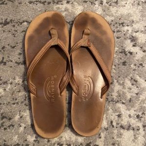 Rainbow Large Narrow Band Flip Flops